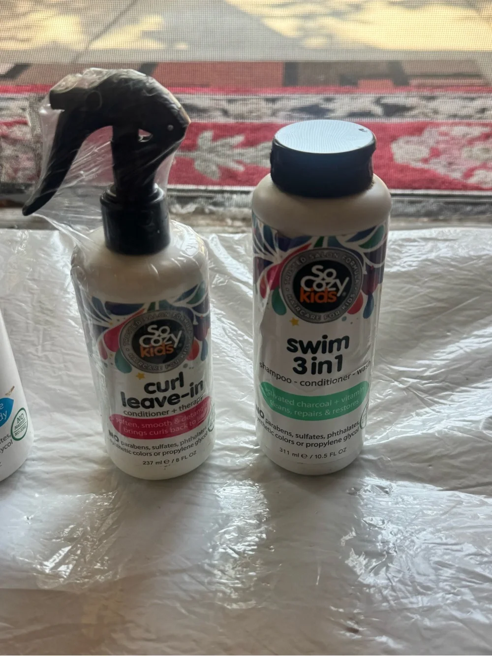 3 set So Cozy Kids Hair Care- Curl Leave-In, 3 in 1, Swim 3 in 1